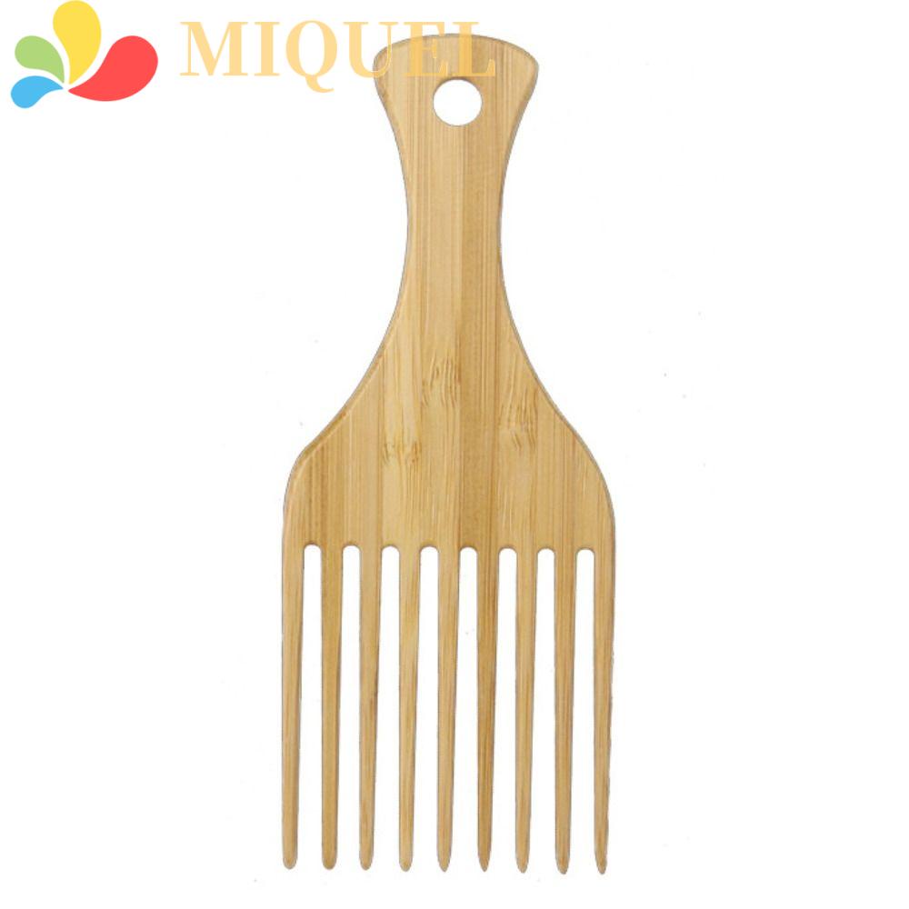 MIQUEL Lược Gỗ Tre Tạo Kiểu Tóc Chống Tĩnh Điện Chuyên Dụng Cho Salon