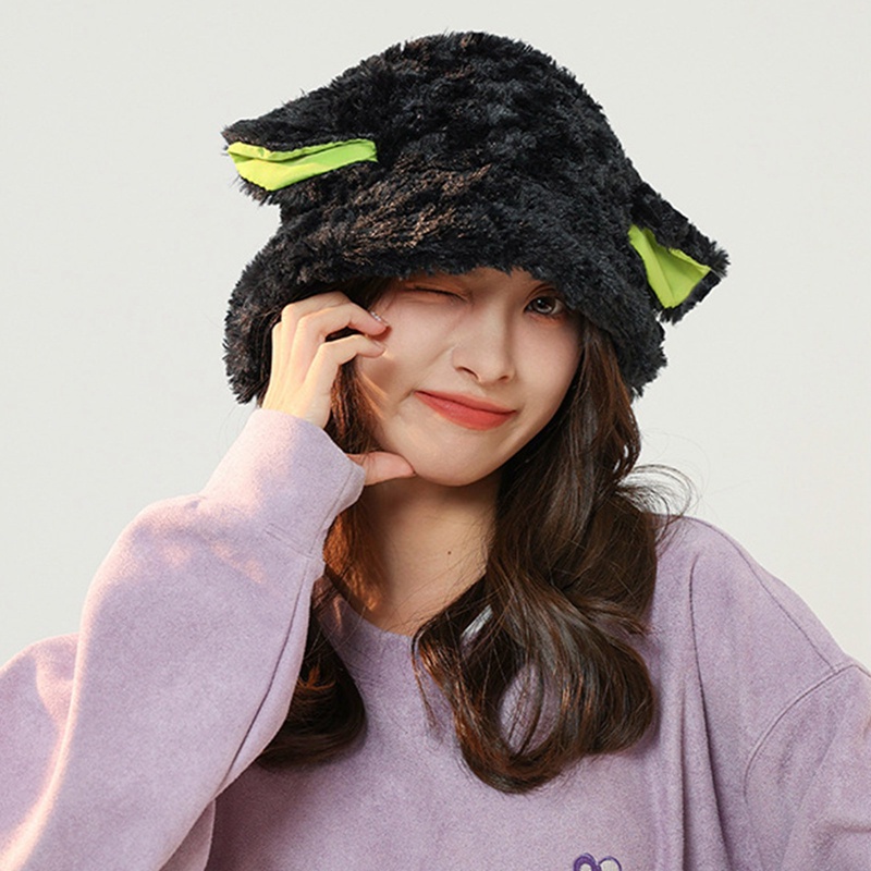 Ygt Mũ Tai Bèo Lông Cừu Giữ Ấm Tai Thời Trang Thu Đông Dành Cho Nữ Sinh
