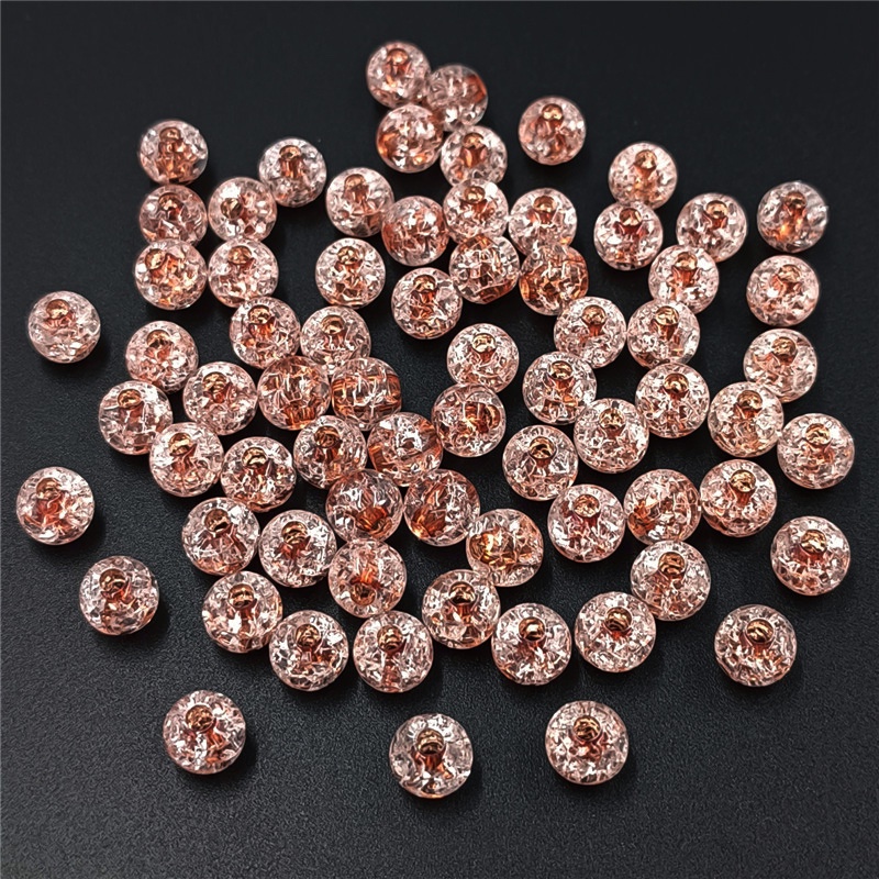 Set 10 Hạt Acrylic Tròn 8-16mm Làm Trang Sức Thời Trang DIY