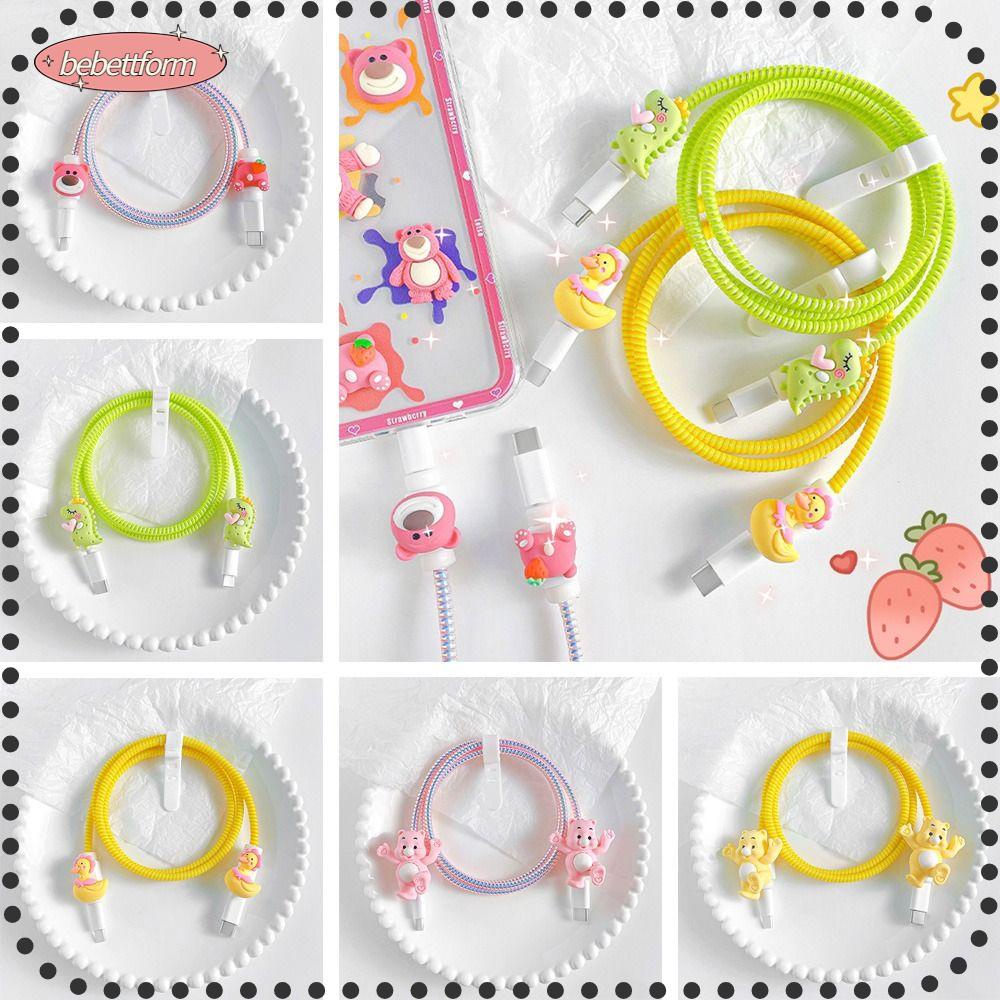 BEBETTERM Dụng Cụ Quấn Bảo Vệ Dây Cáp USB Mềm Mại