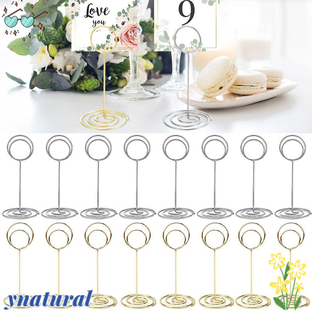 YNATURAL 1 Giá Đỡ Bằng Kim Loại Hình Trái Tim Dùng Trưng Bày Ảnh Để Bàn Trang Trí Tiệc Cưới