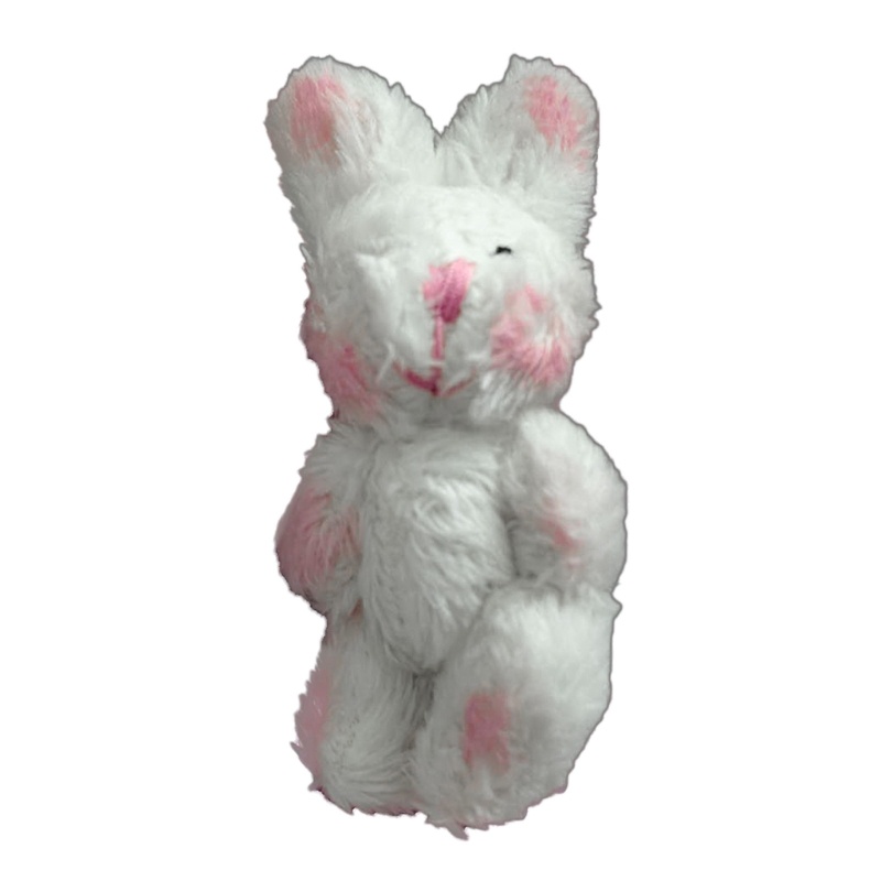 Kẹp Tóc Hình Thỏ Bằng Lông Nhung Mềm Mại Dễ Thương Xinh Xắn