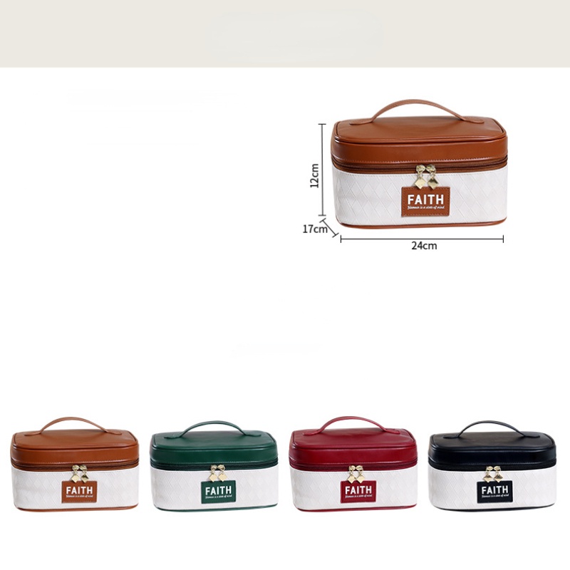 Túi Vuông Đựng Đồ Trang Điểm Sang Trọng Tiện Dụng Khi Đi Du Lịch