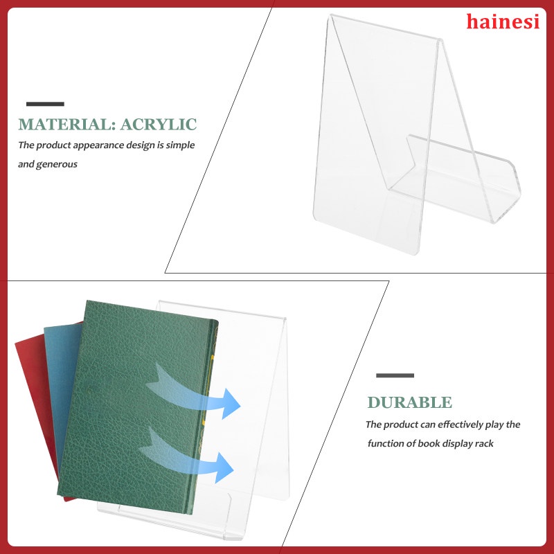 Giá Đỡ Tạp Chí / Sách Bằng Acrylic Trong Suốt Tiện Dụng