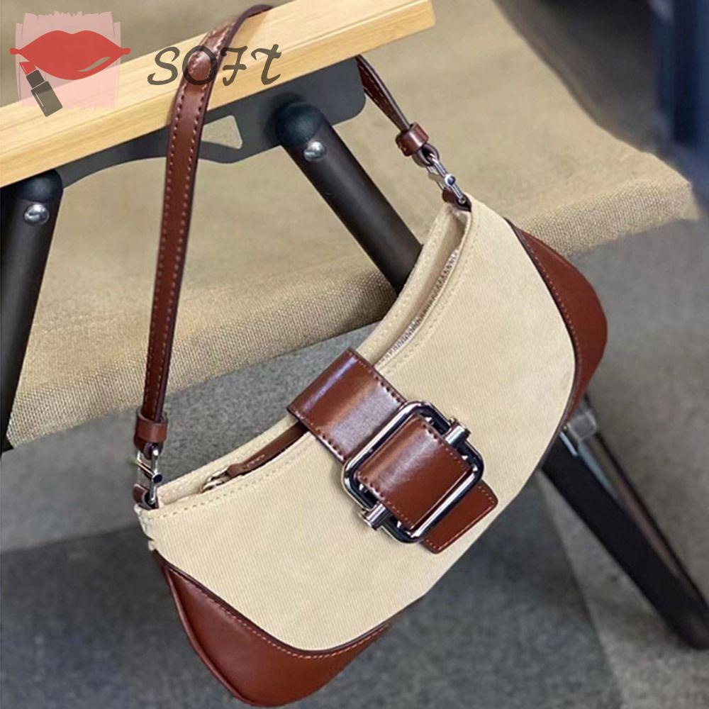SOFTNESS Túi Xách Da PU Trọng Lượng Nhẹ Thời Trang Cho Nữ