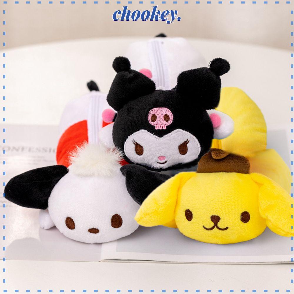 CHOOKEY Túi Đựng Bút Hình Thú Nhồi Bông Dễ Thương