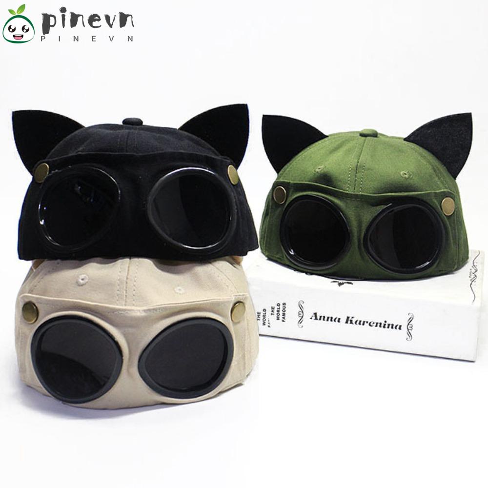 PINEVN Mũ Lưỡi Trai Unisex Hình Mắt Kính Mới