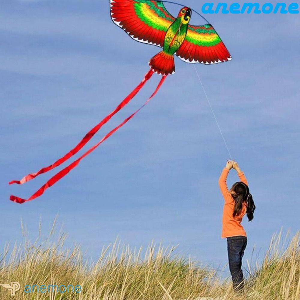 ANEMONE Diều Đồ Chơi Nhiều Màu Sắc Có Tay Cầm Dành Cho Vẹt