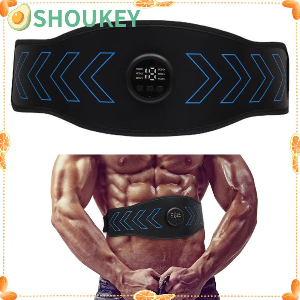 SHOUKEY Thiết Bị Tập Cơ Bụng Thông Minh EMS 18 Bánh Răng Có Thể Sạc Lại Cho Nam Nữ