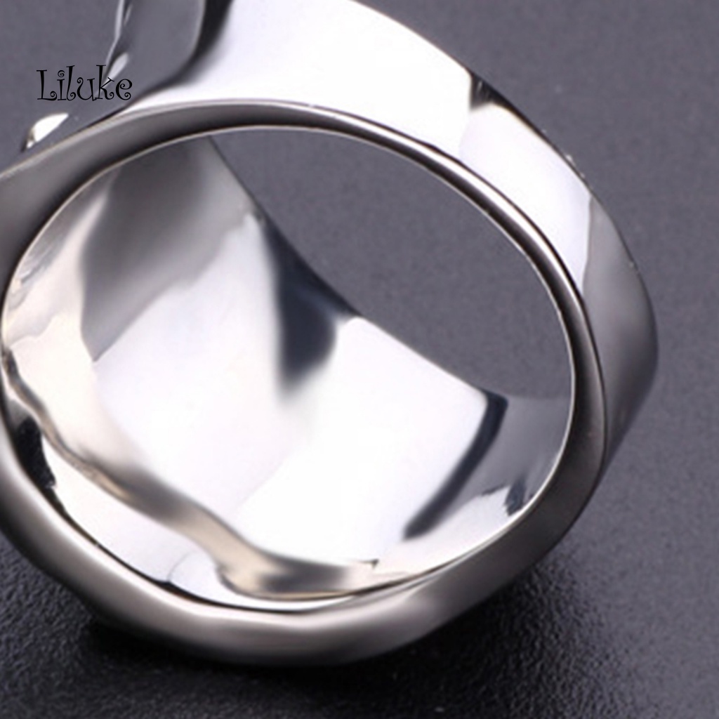 Nhẫn Hợp Kim Trang Trí Hoa Đính Đá Kiểu Dáng Thời Trang Cho Nữ