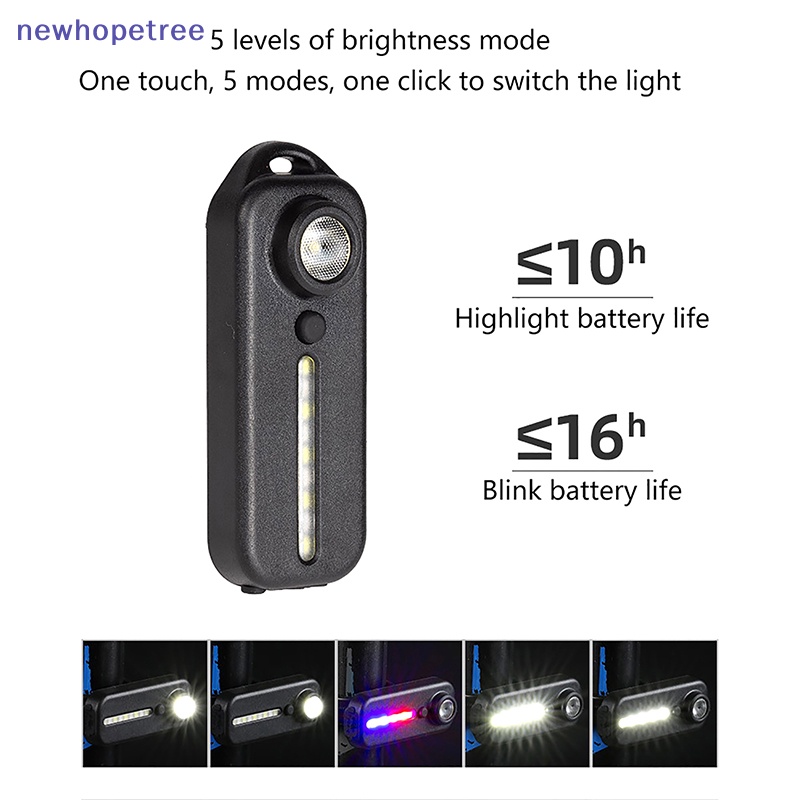 Đèn Pin LED Cảnh Báo An Toàn Cho Xe Đạp