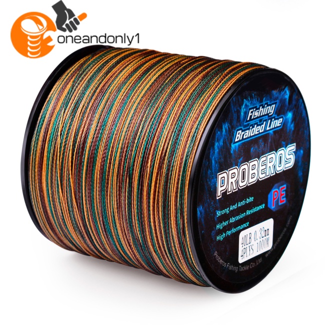 Cuộn Dây Câu Cá Bện 8 Sợi 300 / 500 / 1000 Mét 10-20 - 30-40 - 50-60 - 80-100lb Chất Lượng Cao