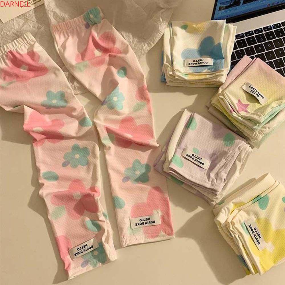 DARNELL Găng Cánh Tay Chống Nắng / Tia UV In Họa Tiết Hoa Dễ Thương Tiện Dụng Cho Nữ