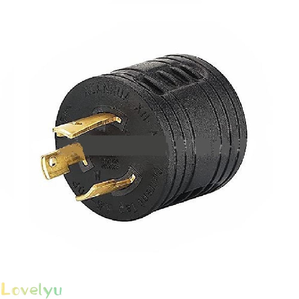 ⭐READY STOCK ⭐Portable Generator RV Plug Adapter 30A 3 Prong L5 30P to TT 30R Copper Terminals