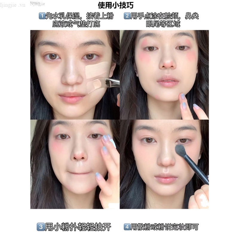 Má Hồng Dạng Kem Cappuvini Phong Cách Đáng Yêu Năng Động Dễ Dùng Dễ Mang Theo ☆May☆