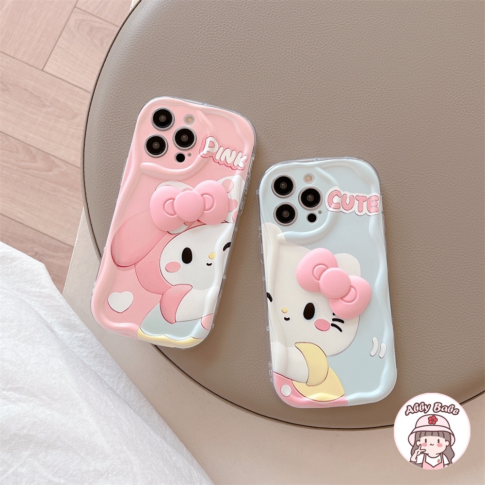 Ốp Điện Thoại TPU Dẻo Họa Tiết Hoạt Hình Melody Kitty Kiểu Hàn Quốc Cho IPhone 14 Pro Max 12 11 Pro Max X XS XR 7Plus