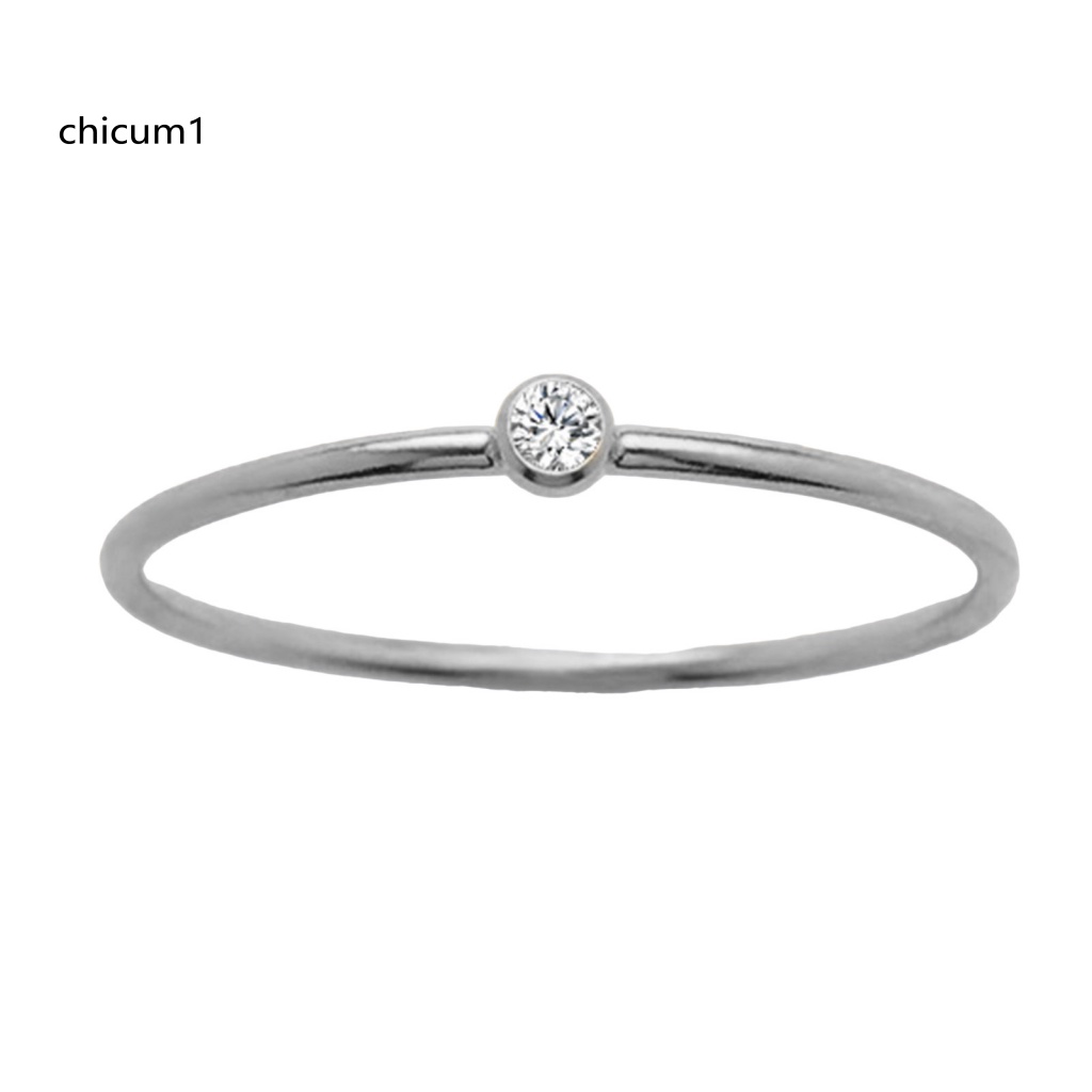 Nhẫn Cưới Không Gây Kích Ứng Ánh Sáng / Không Gây Kích Ứng Chất Liệu Thép Không Gỉ Cho Nữ