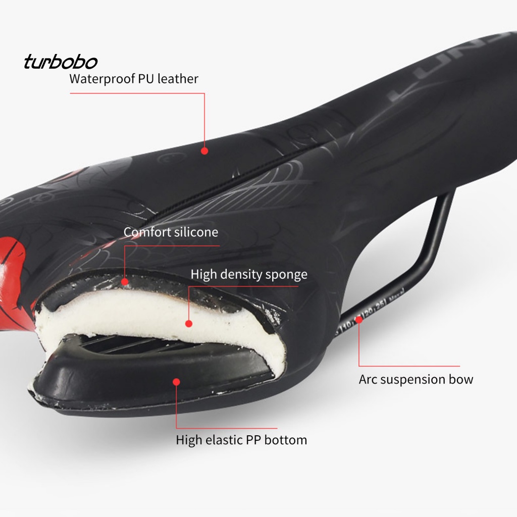 Yên Xe Đạp Giả Da Chống Thấm Nước Thiết Kế Đục Lỗ Tiện Dụng