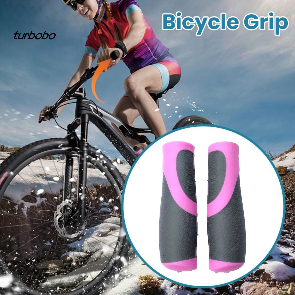 1 Cặp Vỏ Bọc Tay Lái Xe Đạp Trái / Phải Bằng Cao Su Chống Trượt Tiện Dụng