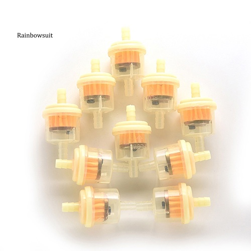 Set 10 Bộ Lọc Nhiên Liệu Mini Bằng Nhựa Cho Xe Mô Tô