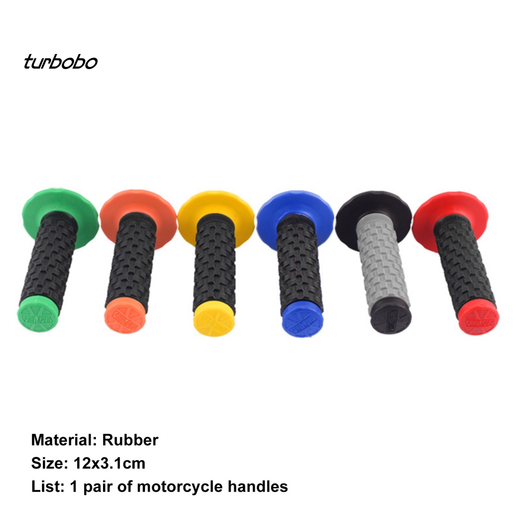 Set 2 Bọc Tay Lái Xe Máy Bằng Cao Su Chống Trượt 7 / 8-Inch 22mm