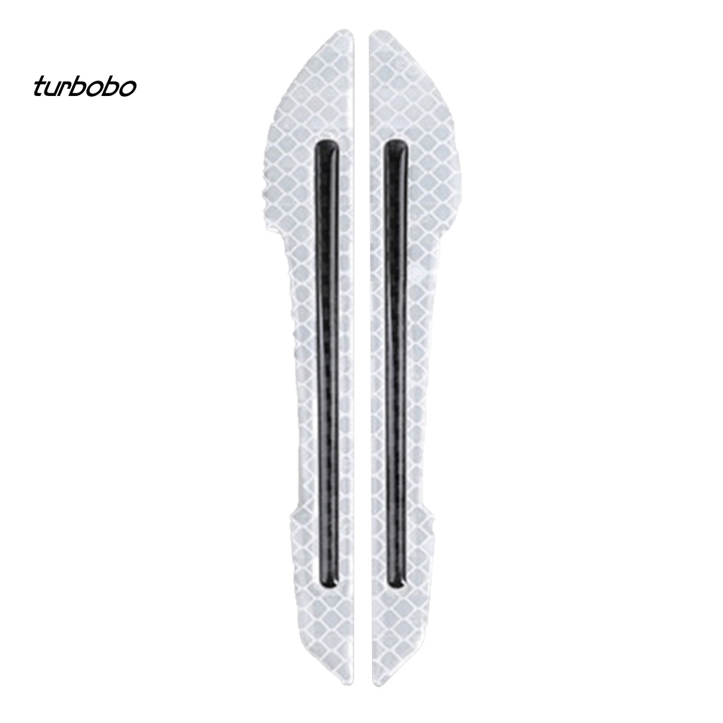 Bộ 2 Miếng Dán Phản Quang Cảnh Báo An Toàn Chống Va Chạm Cho Tay Nắm Cửa Xe Hơi