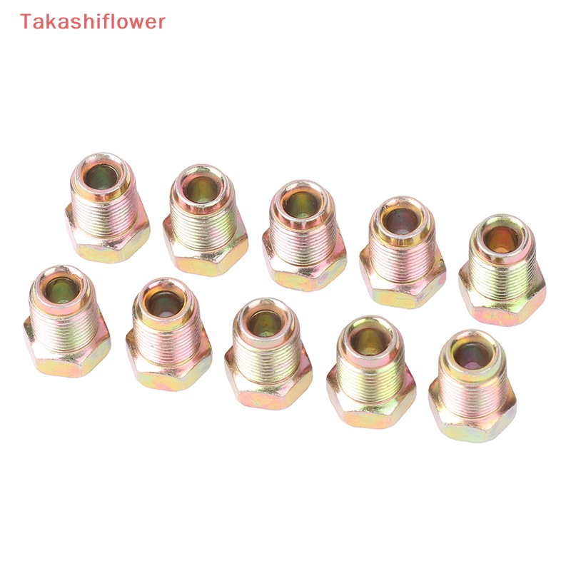[TakashiflowerV] Bộ Đai Ốc Ống Xi Lanh M12mm X1mm Vàng Kết Nối Dây Phanh