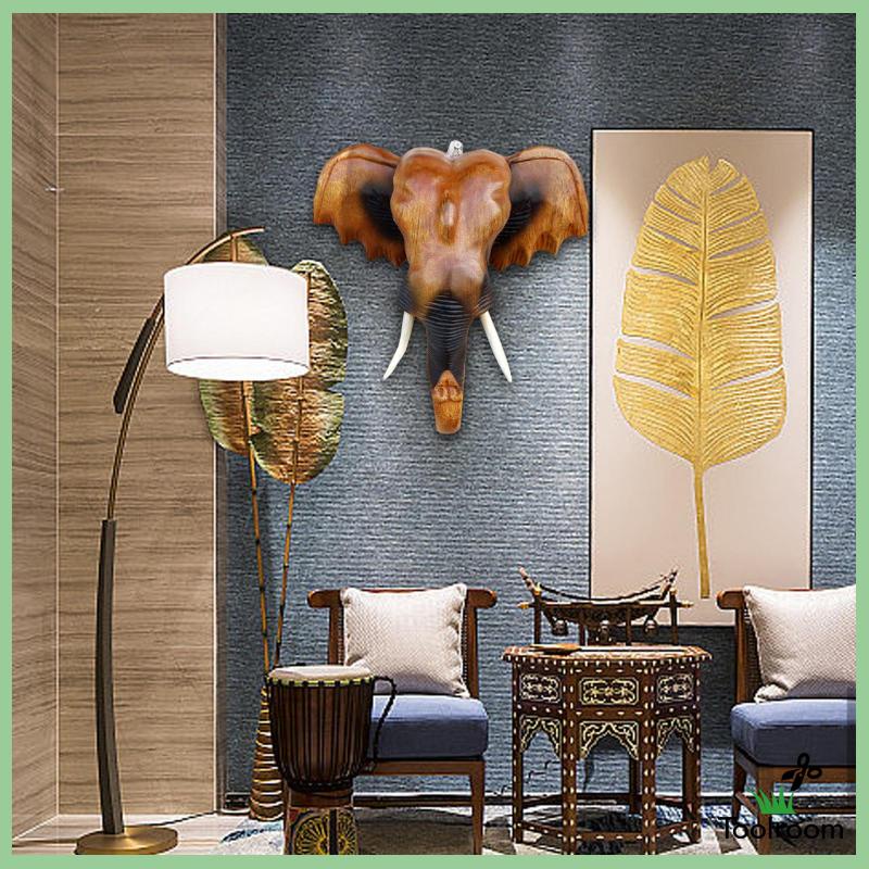 Mô Hình Tượng Voi Dùng Trang Trí Tường Độc Đáo