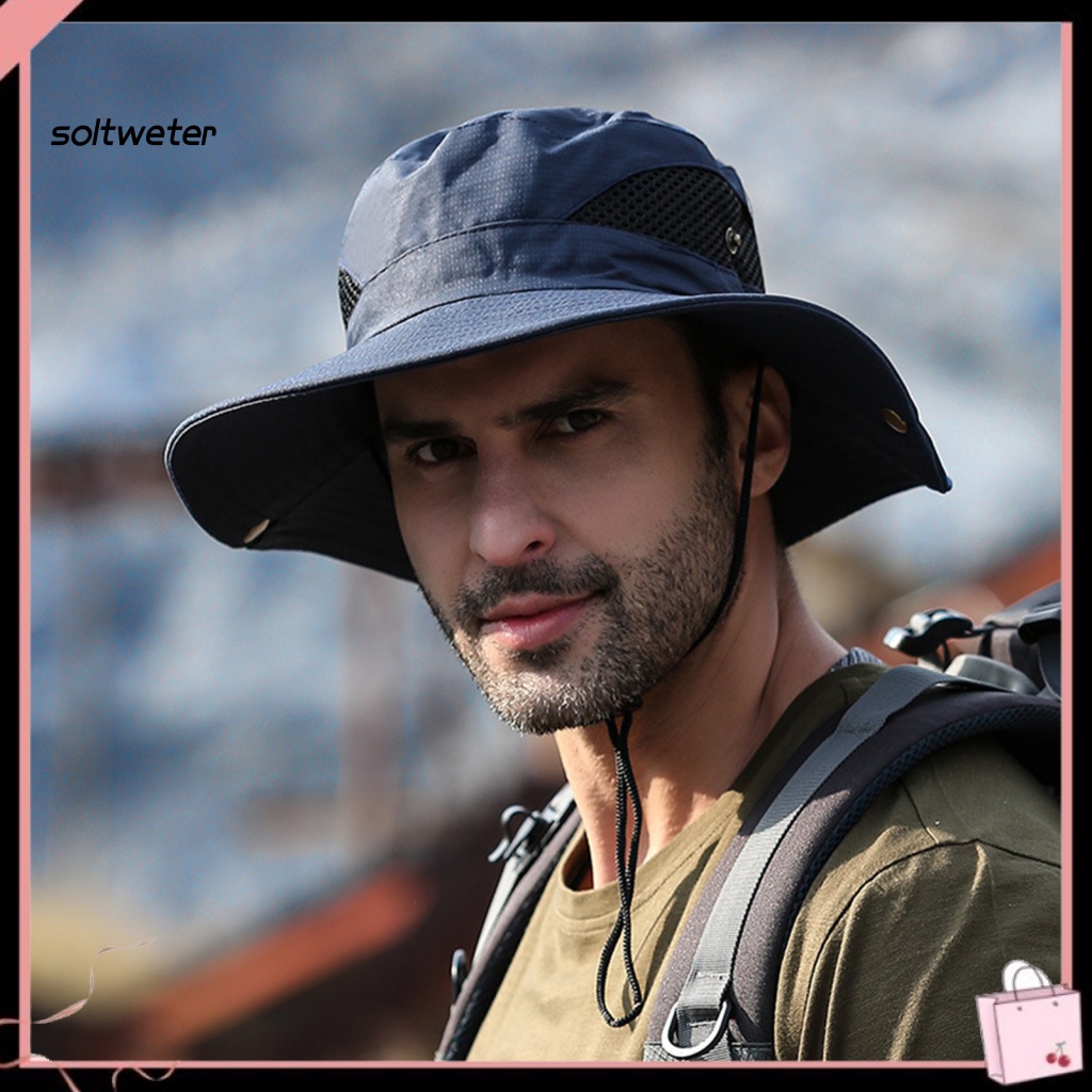 Mũ Tai Bèo Vành Rộng Có Thể Xoay 360 Độ Chống Tia UV Đa Năng Thoáng Khí Tiện Dụng Mang Theo Du Lịch Cắm Trại