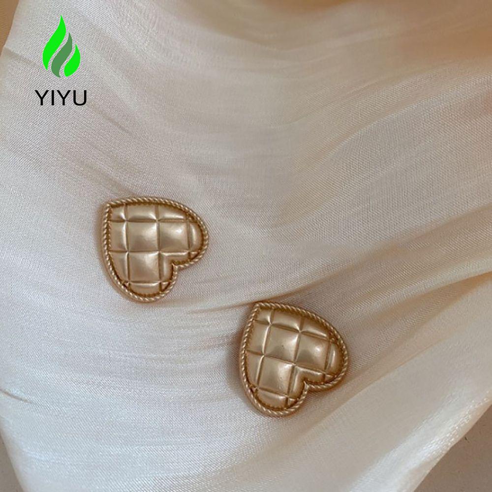 YIYU Bộ 10 Nút Kim Loại Thời Trang Dùng May Vá Thủ Công DIY