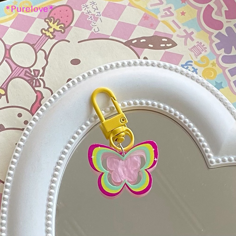Móc Khóa Hình Bướm Rỗng Thời Trang Dành Cho Nữ Mới
