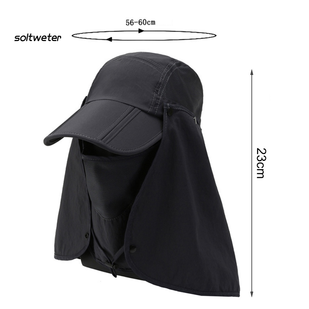 Mũ Trùm Đầu Thoáng Khí Chống Tia UV Chống Gió Mau Khô Dùng Khi Đi Xe Đạp Ngoài Trời