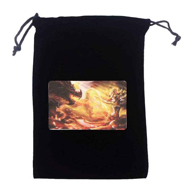 Túi Dây Rút Vải Nỉ Đựng Bài Tarot Tiện Dụng