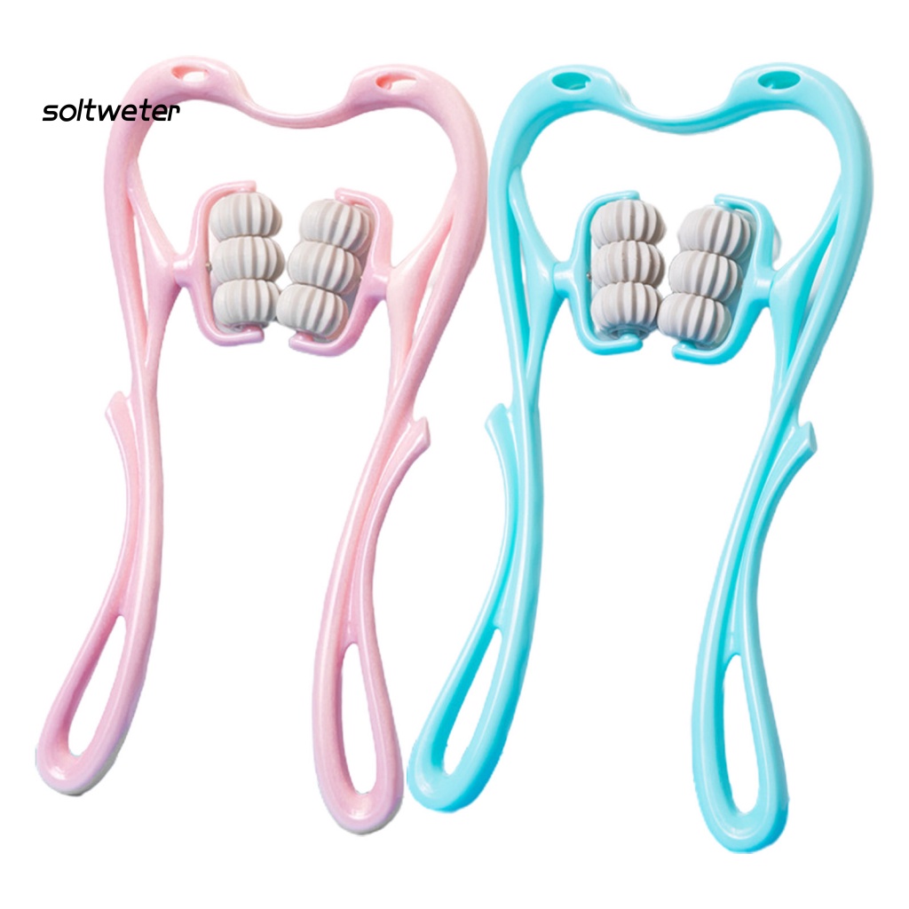 Máy Mát Xa Cổ 6 Bánh Xoay 360 Độ Cầm Tay Tiện Dụng