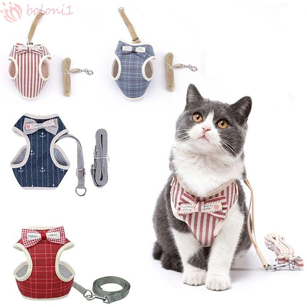 [COD] Bộ Dây Dắt Thú Cưng Đi Dạo Bằng Nilon Phối Lưới Tùy Chỉnh Tiện Dụng Cho Thú Cưng