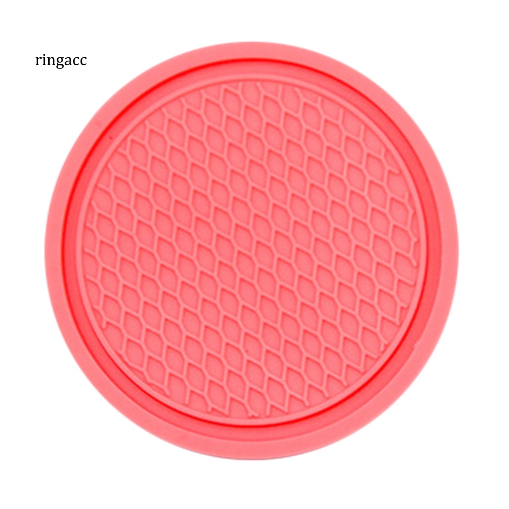 Rga Miếng Lót Cốc Bằng PVC Chống Trượt Chống Mài Mòn Trang Trí Cho Xe Hơi