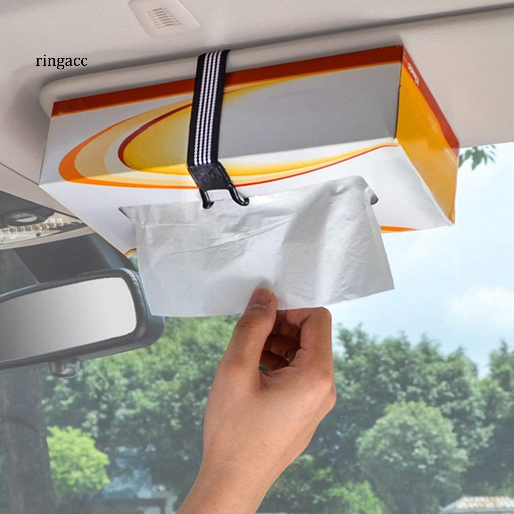 Rga Dây Đai Cố Định Hộp Khăn Giấy Có Thể Điều Chỉnh Độ Đàn Hồi Cao Cho Xe Hơi