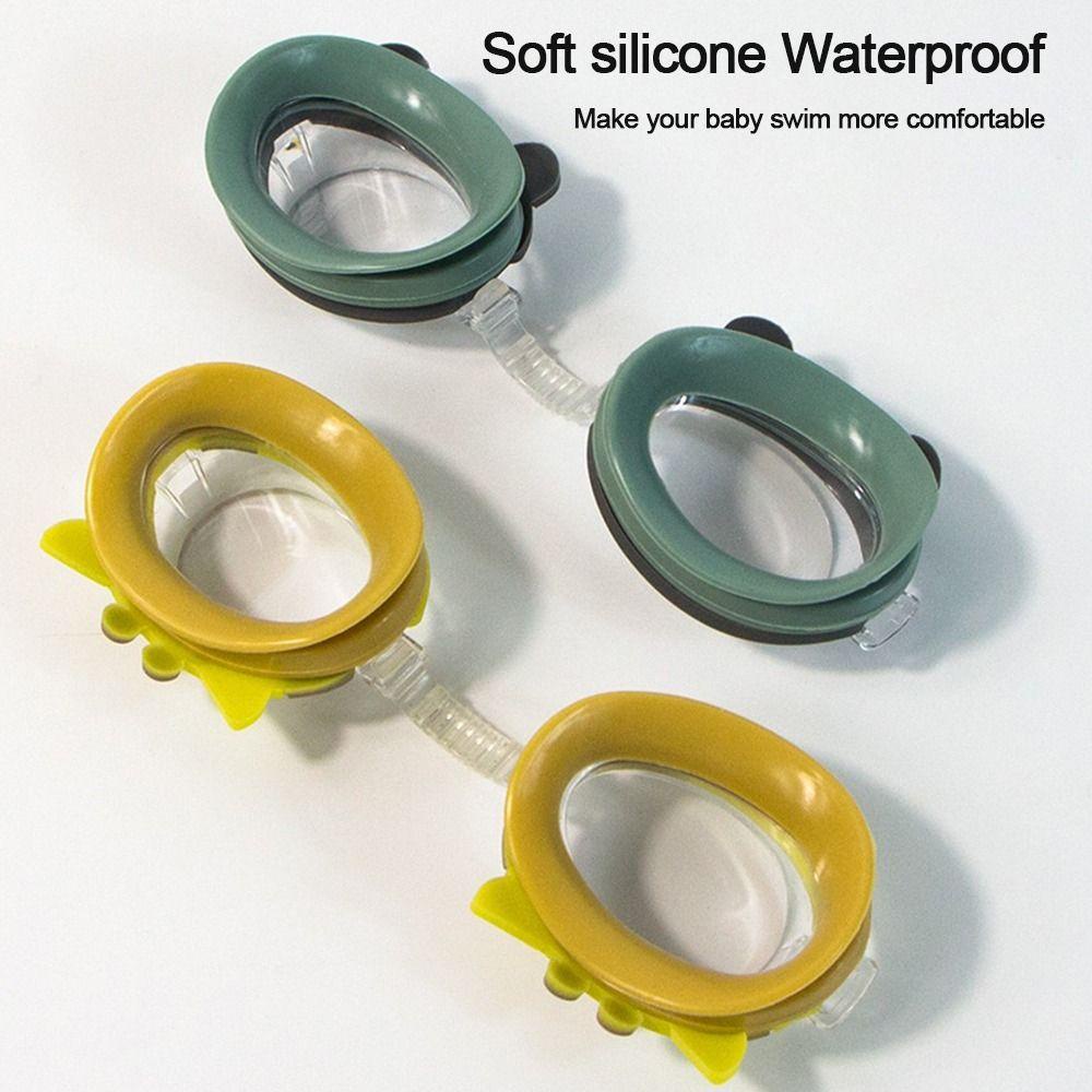 Kính Bơi Chống Thấm Nước Chống Sương Mù Họa Tiết Hoạt Hình Dễ Thương Có Thể Điều Chỉnh Dành Cho Trẻ Em