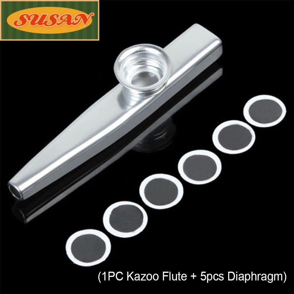 SUSANS Nhạc Cụ Sáo Kazoo Bằng Kim Loại Cho Bé