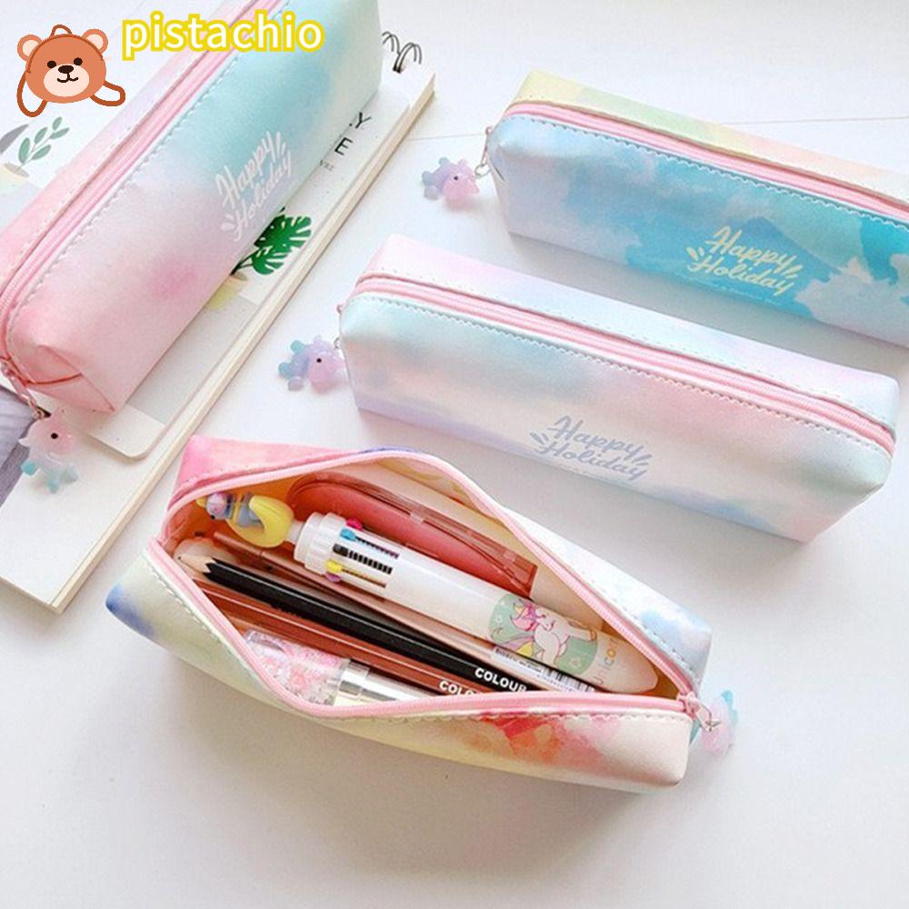 PISTA Túi Đựng Bút Cỡ Lớn Màu Sắc Đa Dạng