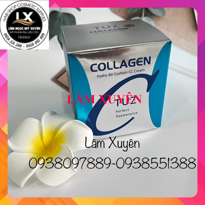 Phấn Nước Kềm Dầu Collagen Hydro Air Cushion CC Cream Tuz phấn tươi TUZ ✨GIÁ RẺ ✨ Mịn Màng Chống Nước bám lâu không trôi