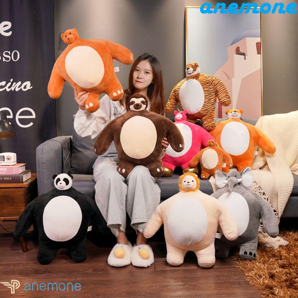 ANEMONE Gấu Bông Đầu Nhỏ Dễ Thương Dùng Trang Trí Tiệc Cưới / Sinh Nhật