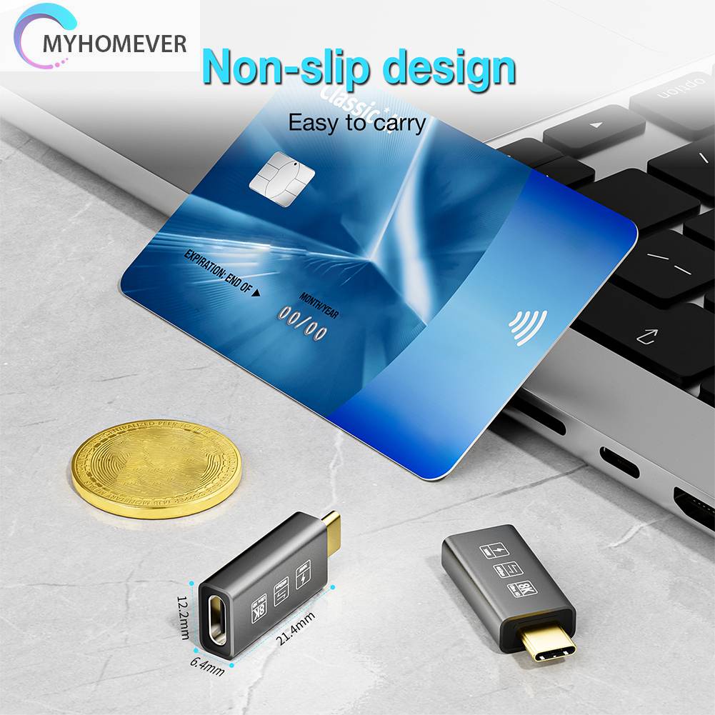 Đầu Chuyển Đổi Type C 8K HD Type-C Sang Ổ Cắm 60hz Chuyên Dụng Cho Máy Tính / Laptop