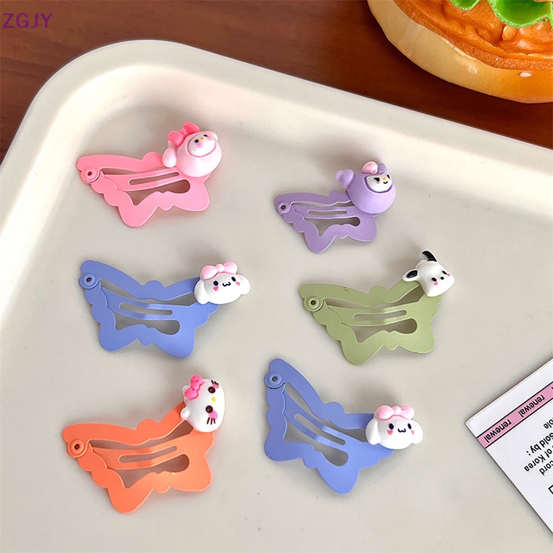 Kẹp Tóc Hình Bướm Bằng Kim Loại Đơn Giản Cho Bé Gái Mới