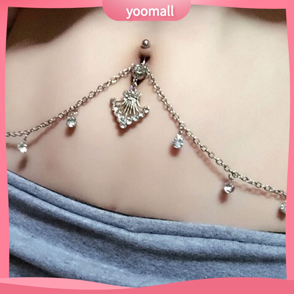 Khuyên Rốn Đính Đá Quyến Rũ Cho Nữ