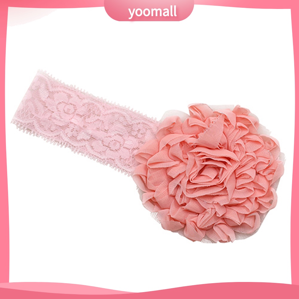 Băng Đô Ren Hoa Co Giãn Ngọt Ngào Cho Bé Gái