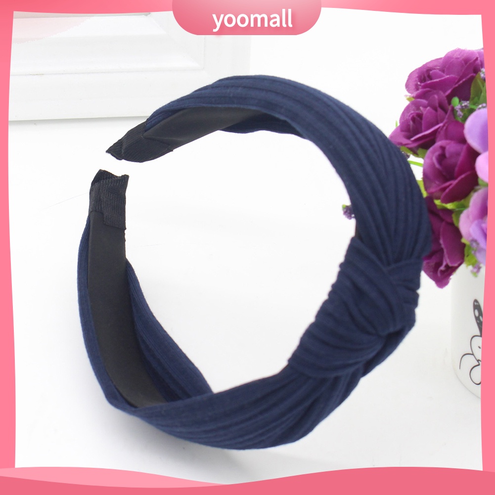 Cài Tóc Vải Mềm Thắt Nơ Xoắn Dành Cho Nữ