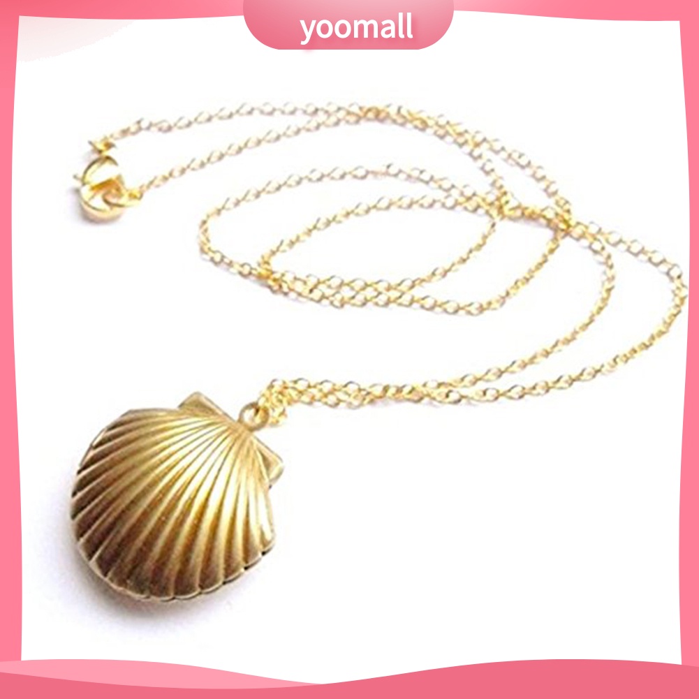 Vòng cổ Hợp Kim Mặt Hình Vỏ Sò Thời Trang Cho Nữ