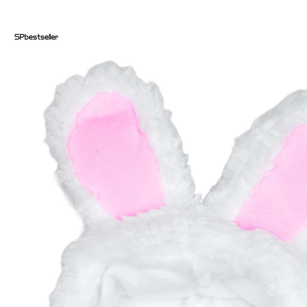 Mũ Tai Thỏ Bằng Vải Bông Mềm Mại Dễ Thương Dành Cho Mèo Cưng