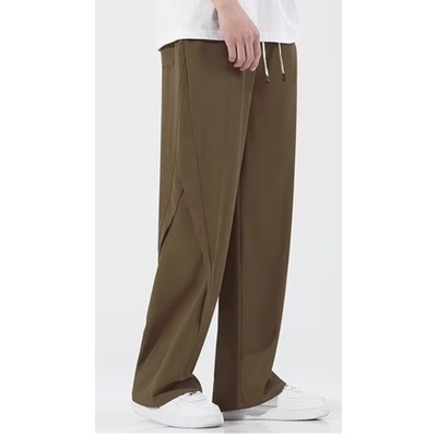 Quần Dài Ống Rộng Xẻ Tà Phong Cách Đường Phố Mỹ Thời Trang Mùa Hè Mới Cho Nam